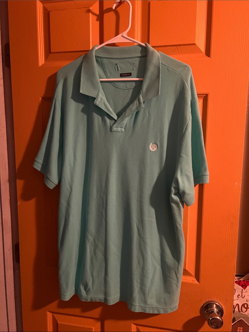 2X Chaps Classic Men's Polo Shirt - Light Blue XXL